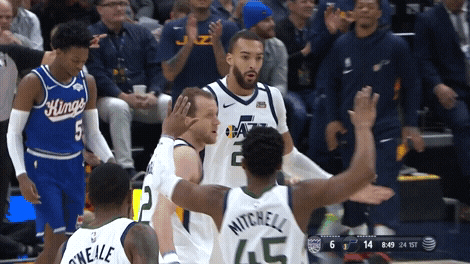 Joe Ingles Team Wins GIF