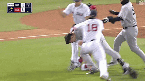 Joe Kelly Baseball Fight GIF