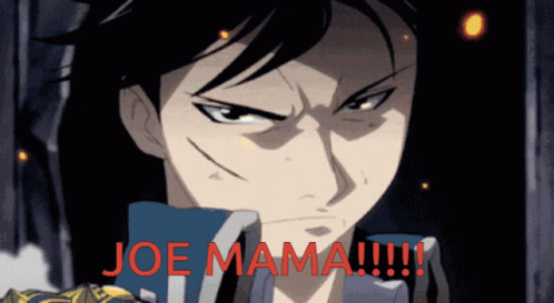 Joe Mama Anime Funny Jokes Meme GIF