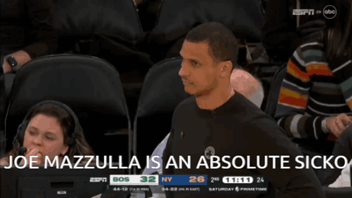 Joe Mazzilla Is An Absolute Sicko In The Stands GIF