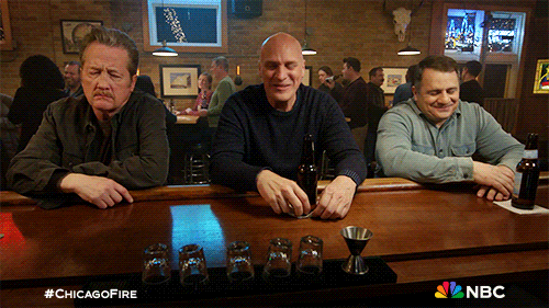 Joe Minoso Chilling In Beer Bar Chicago Fire GIF