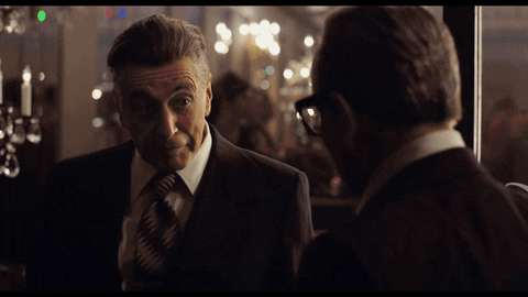 Joe Pesci Talking To Al Pacino GIF