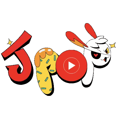 Joe Play Button Cartoon