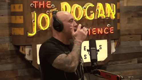 Joe Rogan Smoking Cigarette GIF