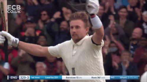 Joe Root Happy Run GIF