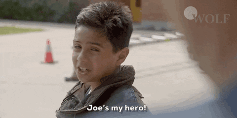 Joe's My Hero GIF