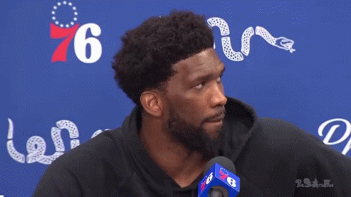 Joel Embiid Philadelphia 76ers Nba Interview GIF