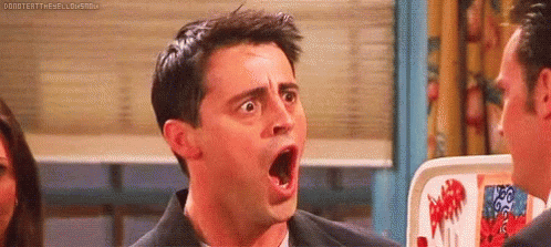 Joey How You Doin Oh Shocked Face GIF