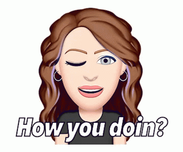 Joey How You Doin Wink Avatar GIF
