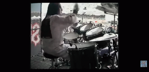 Joey Jordison Head Banging GIF