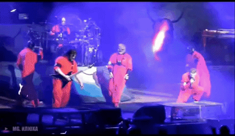 Joey Jordison Slipknot Members Head Banging GIF