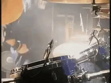 Joey Jordison Strongly Drumming GIF