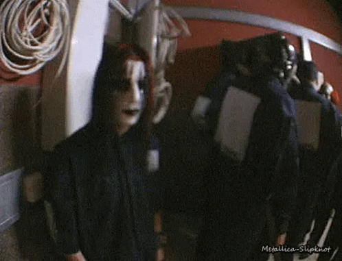 Joey Jordison Waving GIF