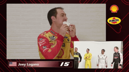 Joey Logano Is Number 15 In This Race Car GIF