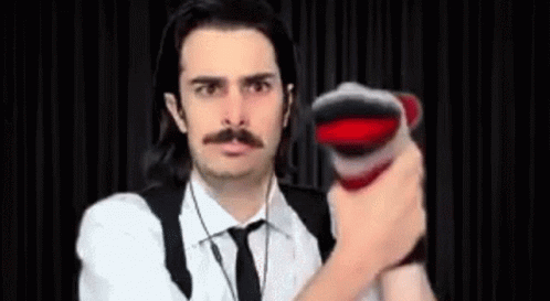 Joey Richter Hand Puppet GIF