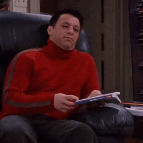 Joey Tribbiani Counting To Four GIF
