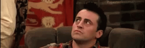 Joey Tribbiani Looks Up Friends GIF