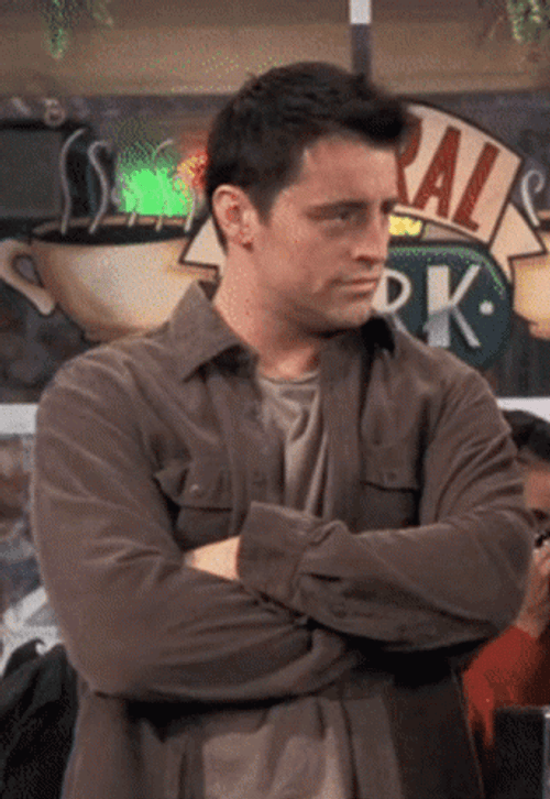 Joey Tribbiani Nodding GIF
