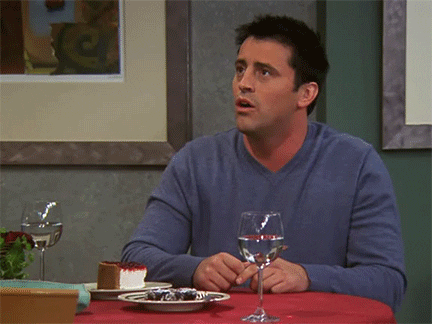 Joey Tribbiani Wait For His Food GIF