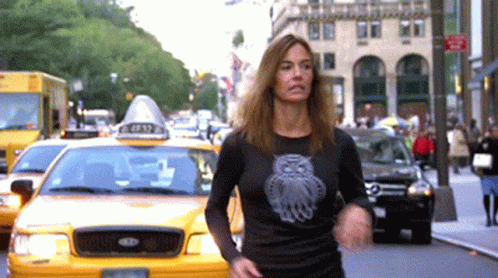 Jogging While In Traffic GIF