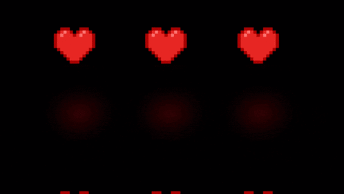 John 3:16 Quote Surrounded by Red Hearts on Black Background