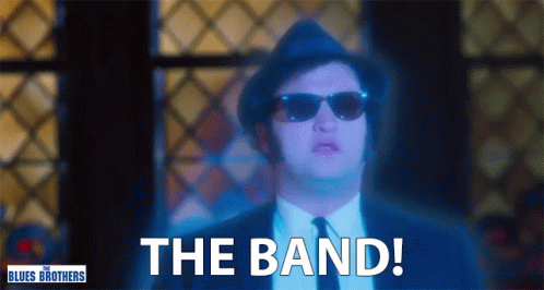 John Belushi Blues Brothers The Band GIF