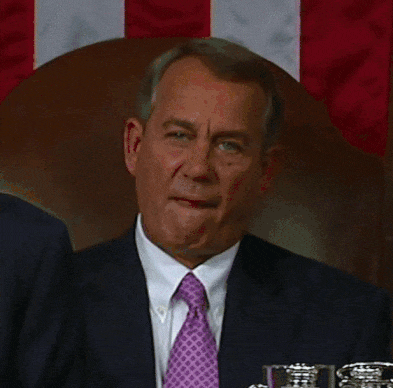John Boehner Licking Lips GIF