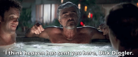 John C Reilly Burt Reynolds Jacuzzi Scene GIF