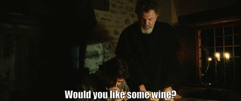 John C Reilly Offering Wine GIF