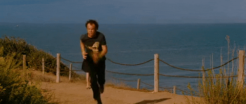 John C Reilly Running Away GIF