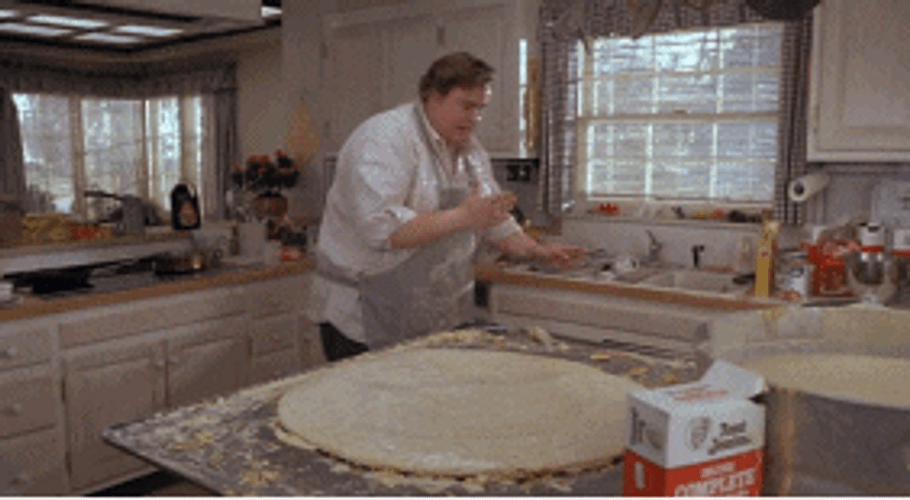 John Candy Cooking A Pizza GIF