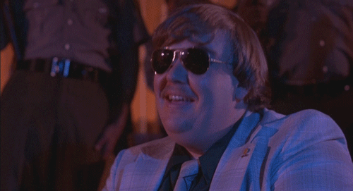 John Candy Saluting GIF