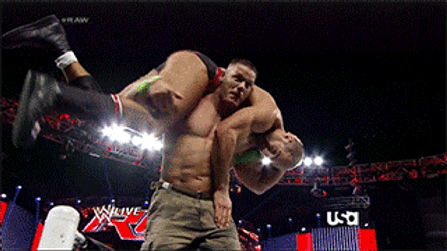 John Cena Aa Finisher Wwe Raw GIF