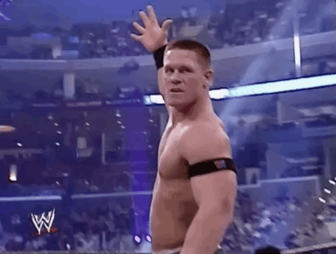 John Cena Hand Wrestlemania 21 GIF