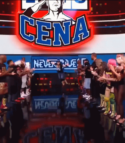 John Cena Meme Little Jump GIF