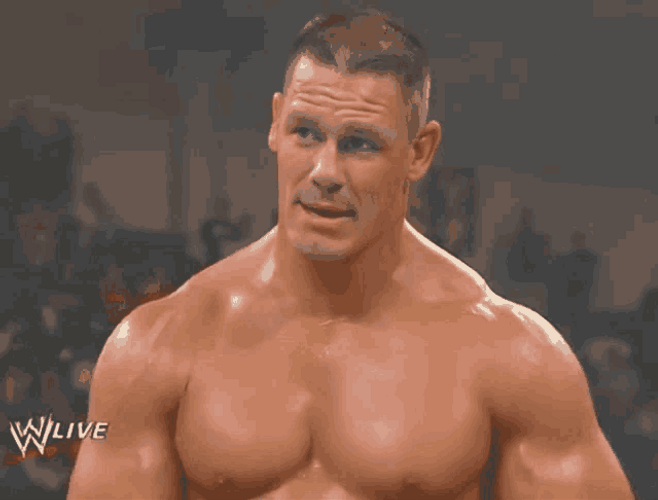 John Cena Pecs Funny Bounce GIF 