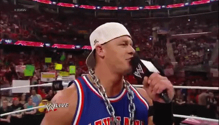 John Cena Rapping Wwe Raw GIF