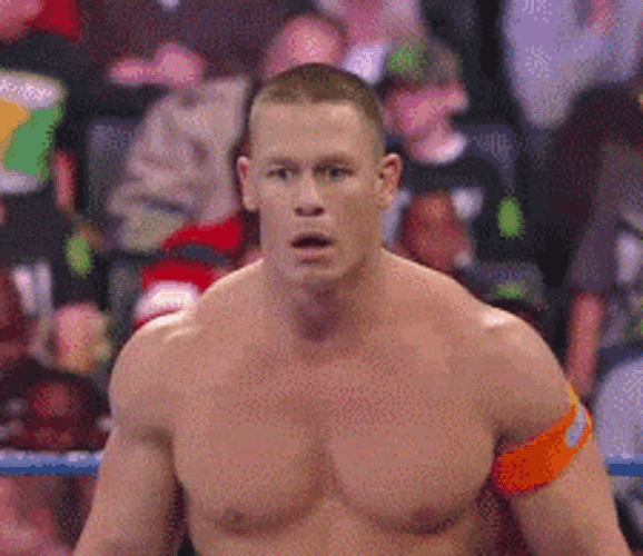 John Cena Stunned Whoa Stare GIF