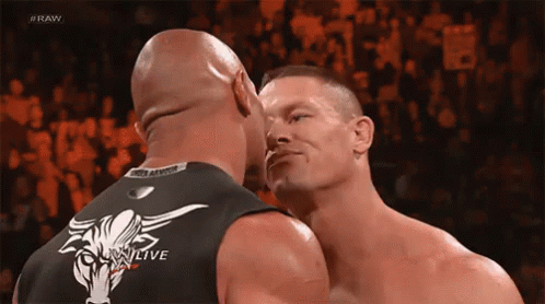John Cena Will Face Off To The Rock GIF