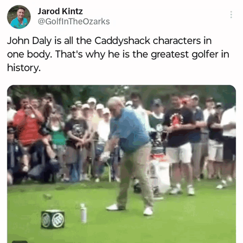 John Daly Golfing GIF