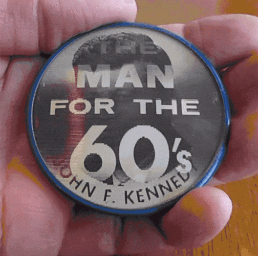 John F. Kennedy Customized Pin GIF