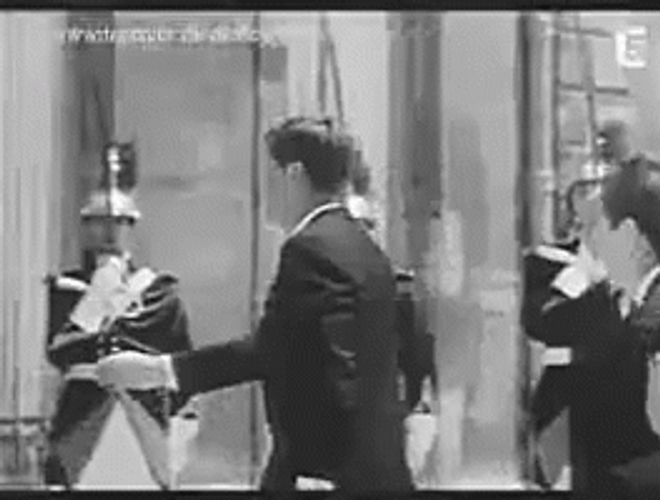 John F. Kennedy Hand Shaking GIF