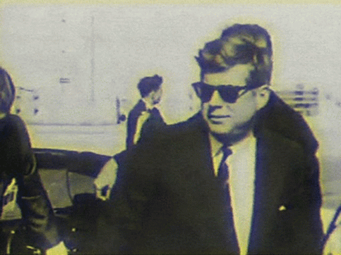 John F. Kennedy Wearing Shades GIF