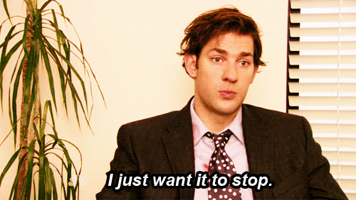 John Krasinski Make It Stop GIF