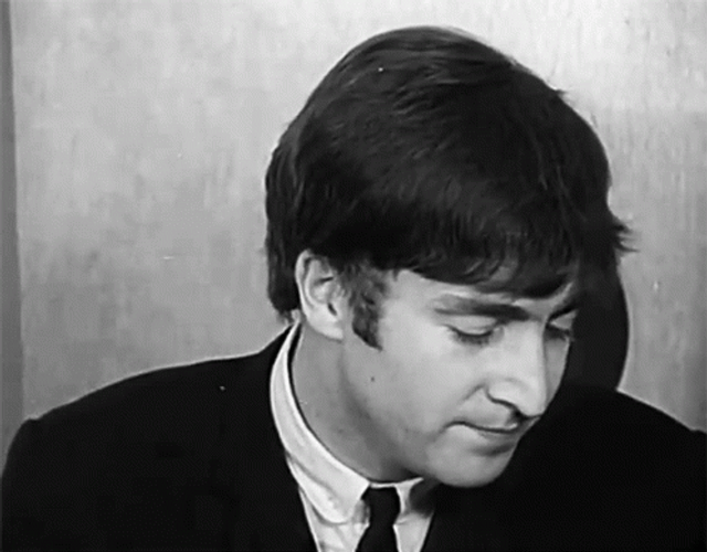 John Lennon Captivating Look GIF