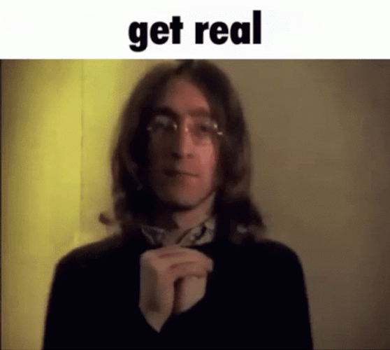 John Lennon Get Real GIF