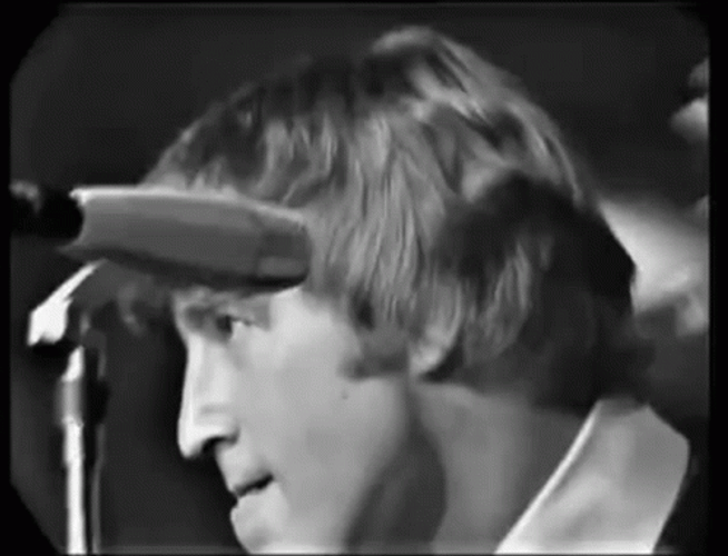 John Lennon Goofy Face GIF