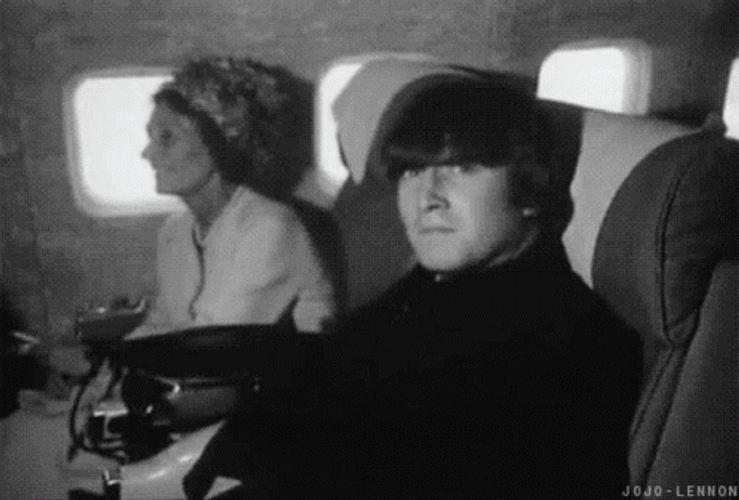 John Lennon Greeting GIF