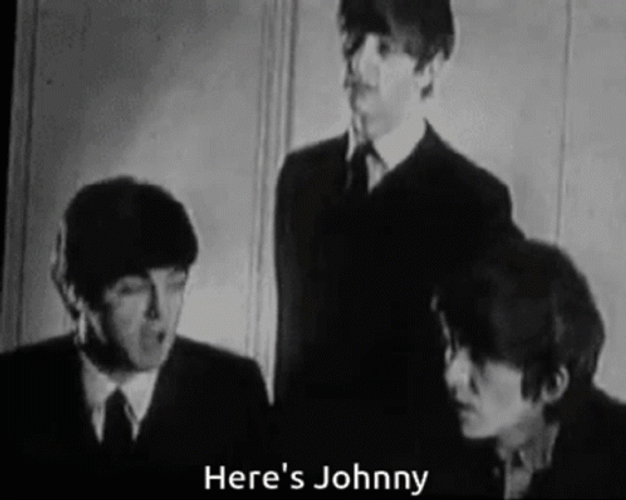 John Lennon Here's Johnny GIF