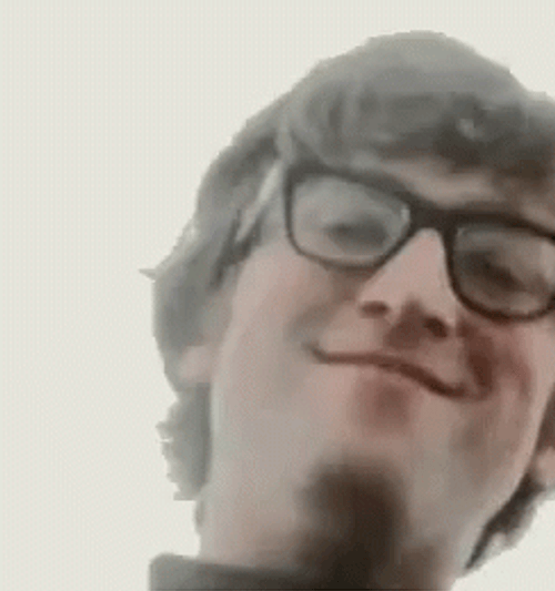 John Lennon Lifting Glasses GIF